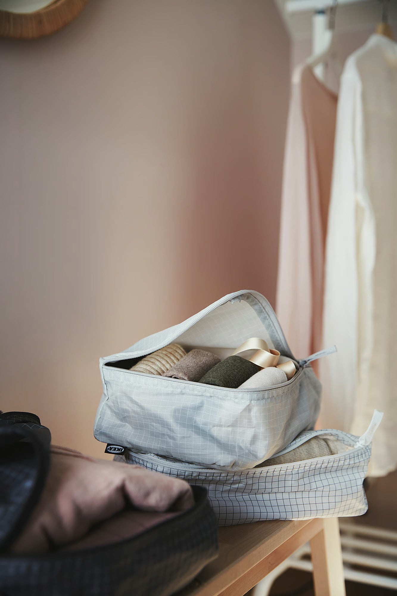 Storage Organizer Set with Mesh Compartments