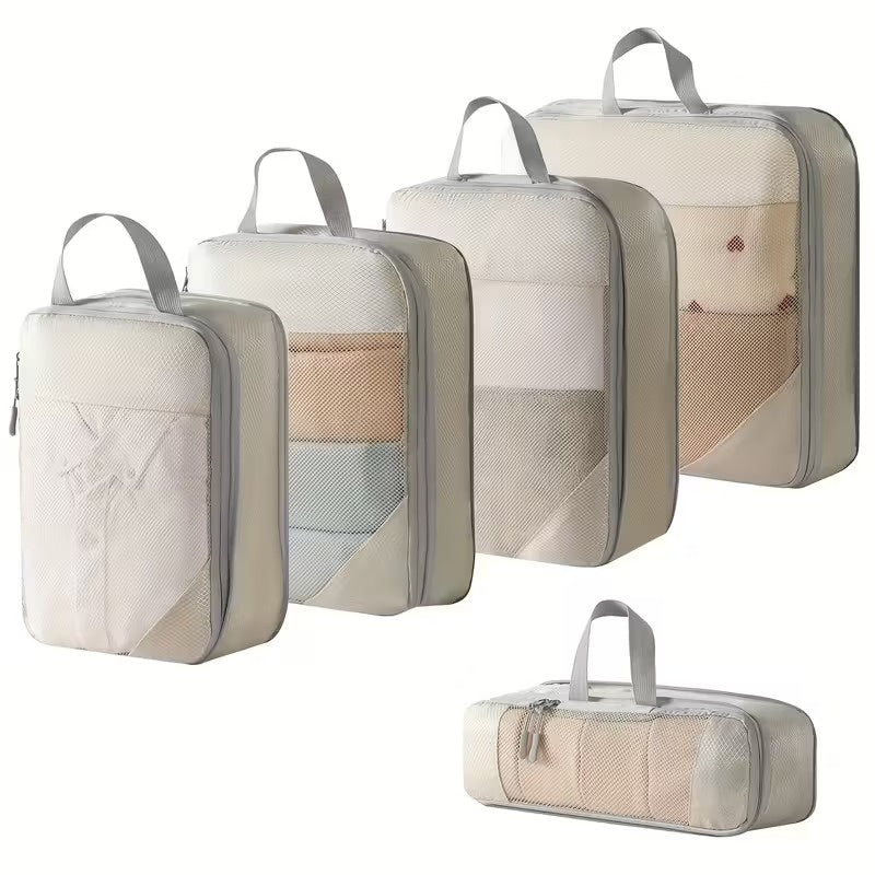Organizer Bag Set with Zip-Around Closure