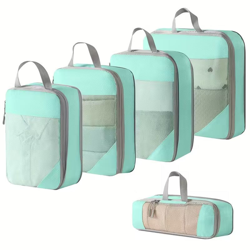 Organizer Bag Set with Zip-Around Closure