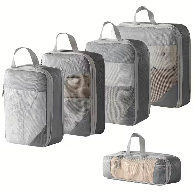 Organizer Bag Set with Zip-Around Closure