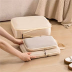 Storage Organizer Set with Zipper Compression System
