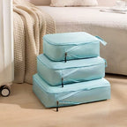 Storage Organizer Set with Zipper Compression System