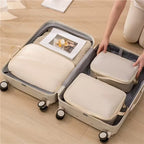 Storage Organizer Set with Zipper Compression System