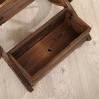Wheelbarrow Planter with Two-Tier Planting Boxes